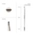 Morphe dual ended brow brush and spoolie, imported from the UK