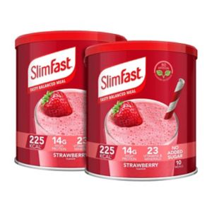 Slimfast strawberry shake mix 2 x 365g (British brand)