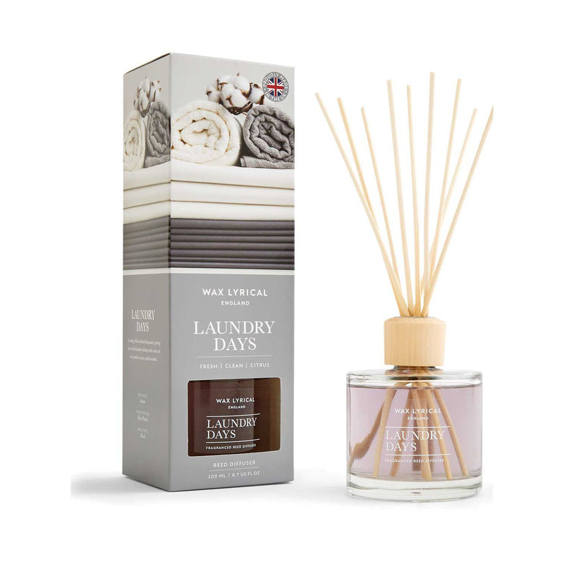 Wax Lyrical Laundry Days Reed Diffuser 200ml (British brand)