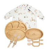 Bibado Bamboo Weaning Essentials Bundle Serengeti Spaghetti Baby Feeding Set