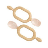 Bibado Dippit Multi Stage Weaning Spoon Two Pack Fawn Baby Feeding Utensil