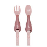 Bibado Handi Cutlery Blush Two Pack Baby Cutlery