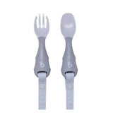 Bibado Handi Cutlery Attachable Baby Cutlery Mist Two Pack