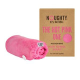 Noughty microfibre hair towel hot pink 148g, imported from the UK