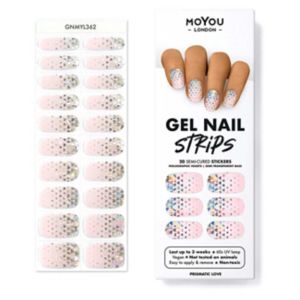 MoYou London Gel Nail Strips Prismatic Love, imported from the UK