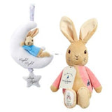 Rainbow Designs Night Night Musical Peter Rabbit and My First Flopsy Bunny Soft Toy Bundle