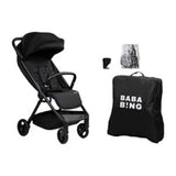 Bababing Auto Fold Compact Stroller Bundle Black - British product