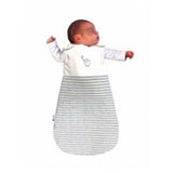 Sweet Dreamers Organic Cotton Baby Sleeping Bag Grey Stripe 0-6 Months 2.5 Tog