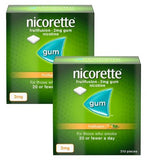 Nicorette Gum Fruitfusion 2mg - 8 Week Bundle 2 packs of 210 pieces