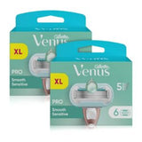 Venus Deluxe Sensitive Women's razor blades 12 pack - British product
