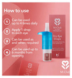 M-Club Dry Eye Drops 0.3% 10ml, imported from the UK