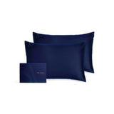 Silk Addict Mulberry Silk Pillowcase Navy Twin Pack