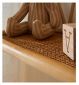 CuddleCo Aria Rattan Wall Shelf Large - British product