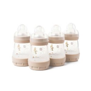 MAM Easy Start Anti-Colic Bottle 160ml (4 Pack), imported from the UK