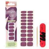 Mylee Gel Nail Wraps In The Air Deep Mauve 20 Wraps