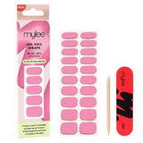 Mylee Gel Nail Wraps Stand By Me Pink 20pcs, imported from the UK