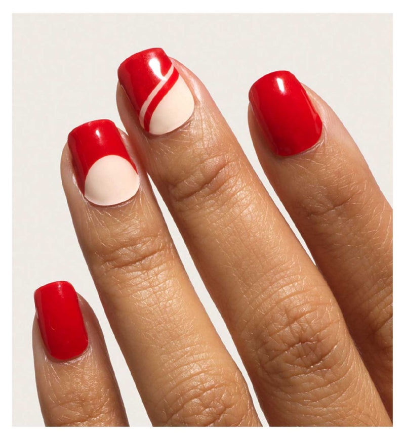 Mylee Gel Nail Wraps Lady In Red, imported from the UK