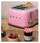 Smeg 4 Slice Toaster Pink Vintage 50s Design (British brand)