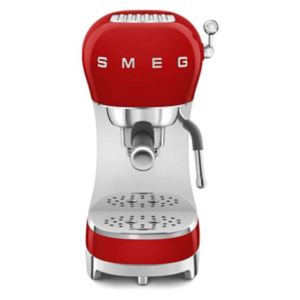 Smeg Espresso Coffee Machine in red (British brand)