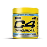 C4 Original Pre-Workout Blue Raspberry Energy Supplement 20 Serve 132g