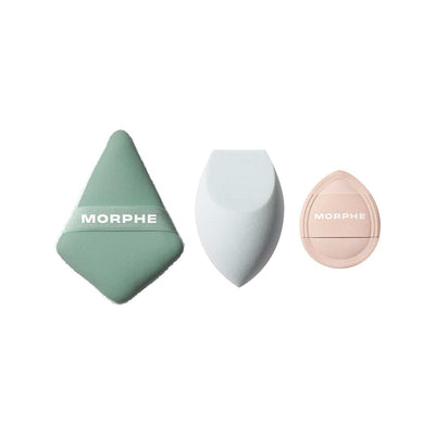 Morphe All Bases Covered 3 Piece Tool Set Makeup Sponges