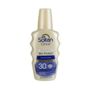 Soltan Once Advanced sun spray SPF30 200ml (British brand)