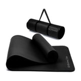 KG Physio Yoga Mat Black Non-Slip 8mm Exercise Mat