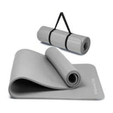 KG Physio Yoga Mat 8mm Grey Portable Fitness