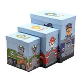 Paw Patrol storage box set of 3 , imported from the UK