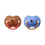 Tommee Tippee 60-Year Anniversary Anytime Soothers Blue Brown 0-6m Duo