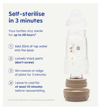 MAM anti-colic bottle 4-pack 260ml, imported from the UK
