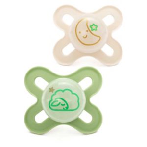 MAM Start Night Baby Soother 2 pack - British product