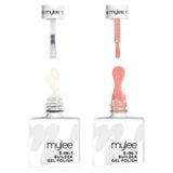 Mylee 5 in 1 Builder Gel Nail Polish Clear & Peach Duo Pack 15ml