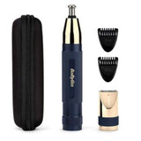 BaByliss cordless nose ear eyebrow trimmer navy gold - British product