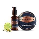 King C Gillette Beard Thickener and Beard Balm Bundle