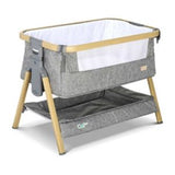 Tutti Bambini Cozee Mini Me Play Crib Oak Charcoal Doll Bed
