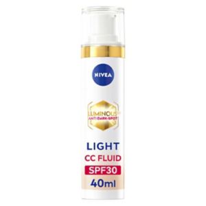 NIVEA CC Face Fluid Light SPF30 40ml, imported from the UK