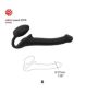 Strap On Me realistic bendable strap-on black small (British brand)