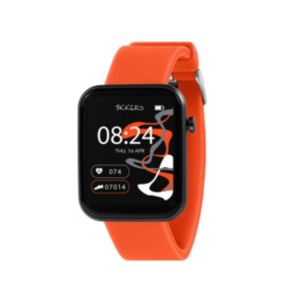 Tikkers Smart Watch Orange Silicone Strap 35mm (British brand)