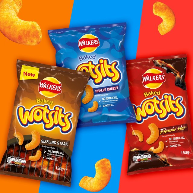 Walkers Wotsits Really Cheesy Multipack Snacks 6 per pack GOODS M&S