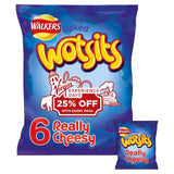 Walkers Wotsits Really Cheesy Multipack Snacks 6 per pack GOODS M&S