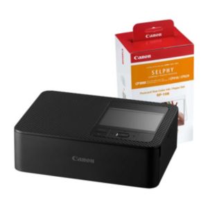 Canon SELPHY CP1500 Photo Printer Black Set - British product