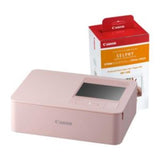 Canon SELPHY CP1500 Wireless Photo Printer Pink with Ink Paper Set