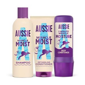 Aussie Miracle Moist Bundle Shampoo Conditioner - British product