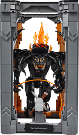 LEGO The Lord of the Rings Balrog Book Nook Building Set 1201 Pieces