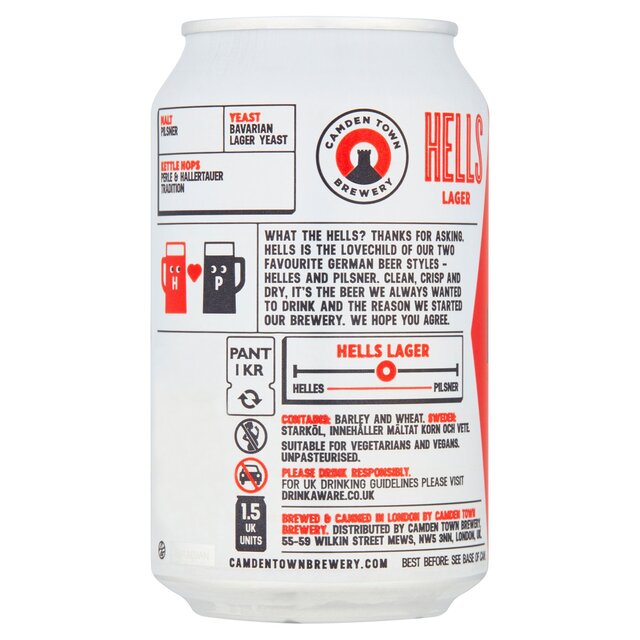 Camden Hells 24 x 330ml - McGrocer