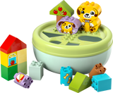 LEGO DUPLO puppy house shape sorter 17 pieces (British brand)