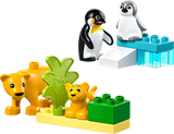 LEGO DUPLO Wild Animal Families Penguins Lions Building Set Ages 2+ 10 Pieces
