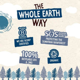 Whole Earth Organic Smooth Peanut Butter 340g GOODS M&S