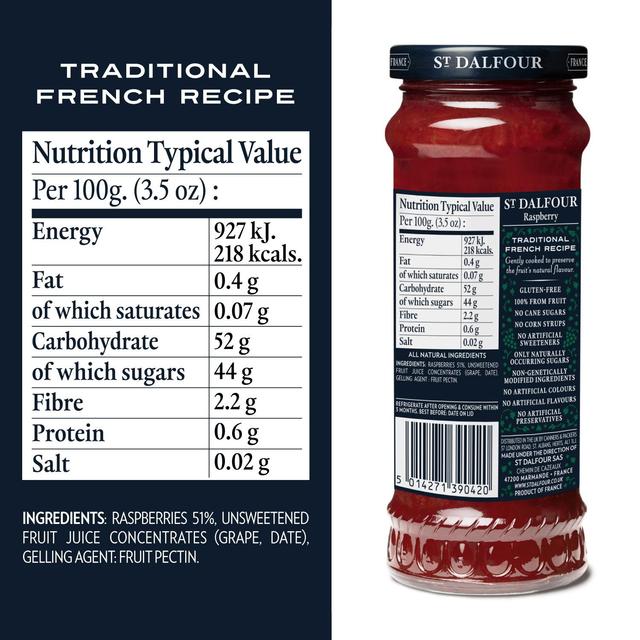 St. Dalfour Raspberry Jam 284g GOODS M&S